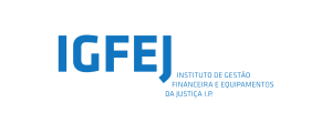 Logótipo IGFEJ - Instituto de Gestão Financeira e Equipamentos da Justiça